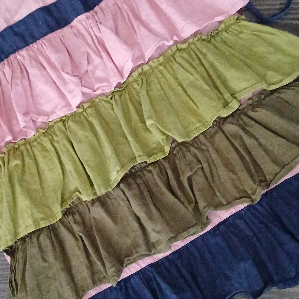 Sur La Table Cotton Ruffle Apron